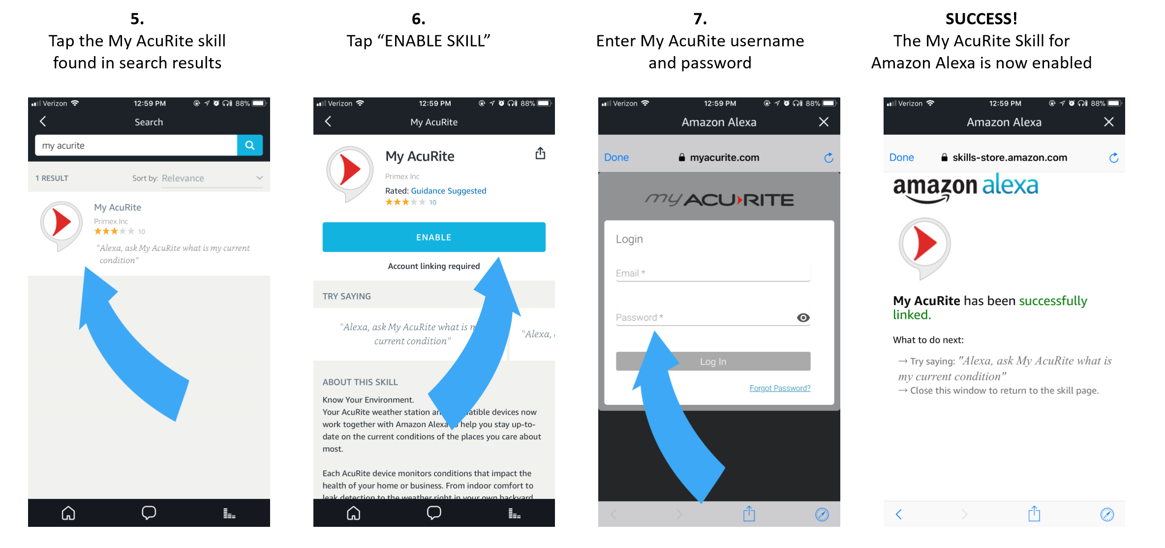 Amazon Alexa Setup AcuRite