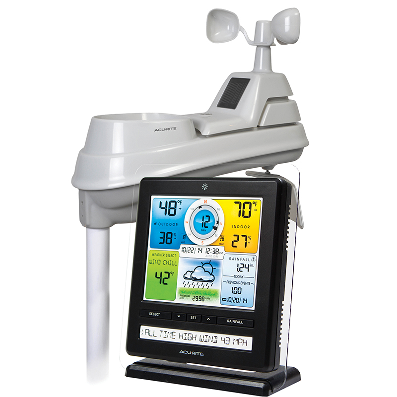 AcuRite AcuRite Weather Station acurite 06037MA1 Outdoor Sensor Not Included 